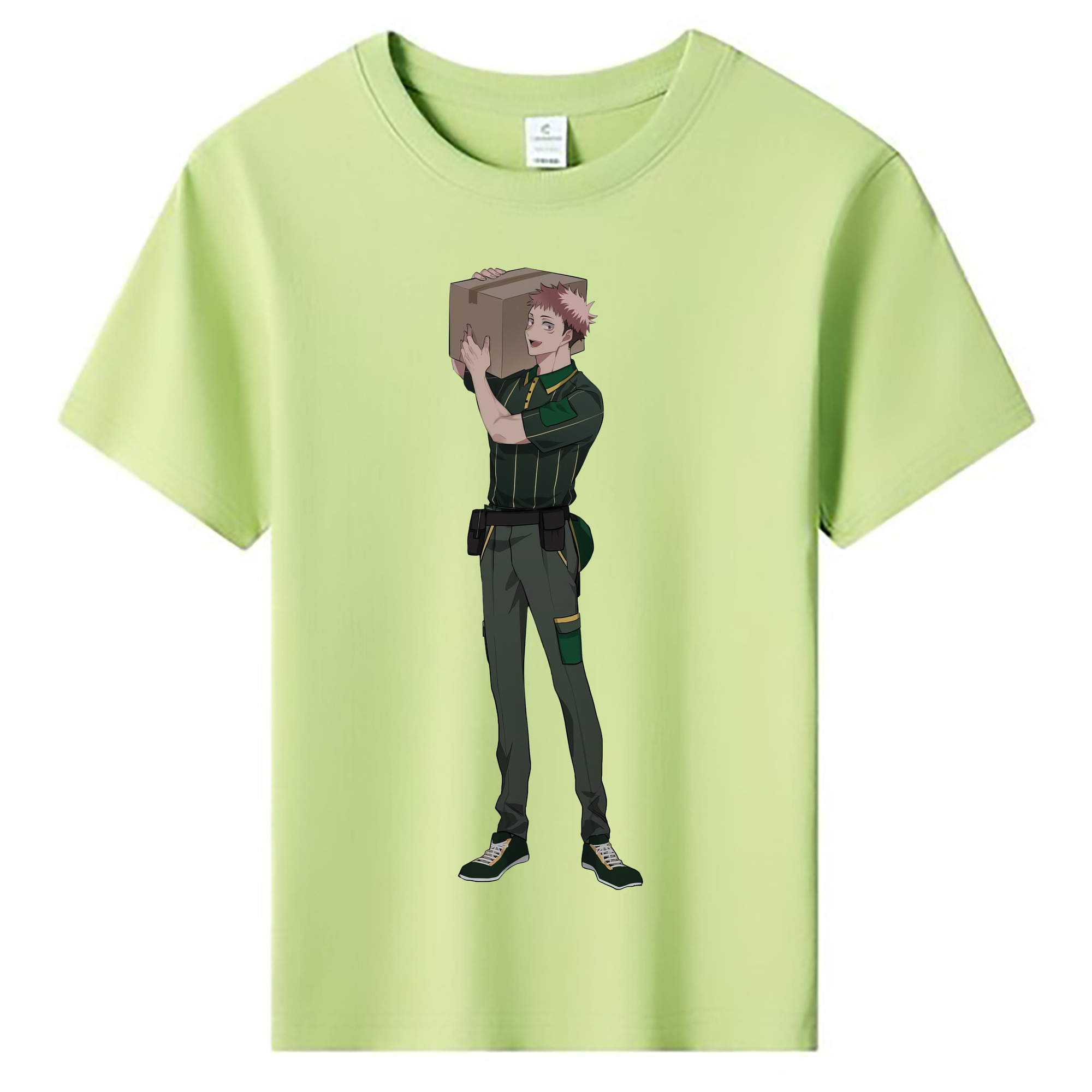 （画像用） 呪術廻戦 Jujutsu Kaisen 綿100％キッズTシャツ（フロントプリント）